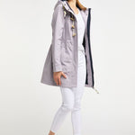 B-WARE SCHMUDDELWEDDA DAMEN MANTEL GR.M FARBE ROSA MELANGE