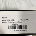 B-WARE FAINA DAMEN STRICKPULLOVER Grt. XL/XXL Farbe Wollweiss