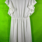 B-WARE USHA FESTIVAL DAMEN SOMMERKLEID Gr. L Farbe Wollweiss