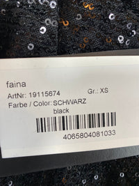 B-WARE FAINA DAMEN TOP Gr. XS FARBE SCHWARZ