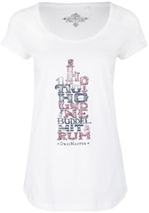 B-WARE DREIMASTER DAMEN T-SHIRT Gr. M Farbe Wollweiss