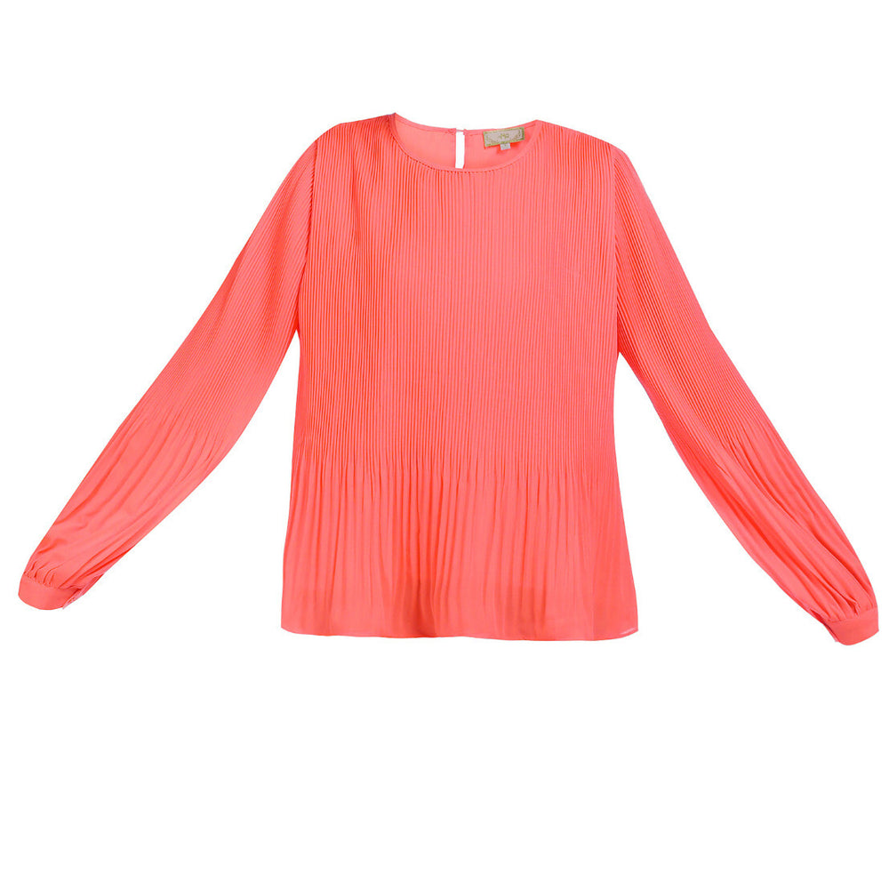 B-WARE MYMO DAMEN BLUSE Gr. S Farbe NEONPINK