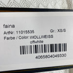 B-WARE FAINA DAMEN STRICKJACKE Gr. XS/S Farbe Wollweiss