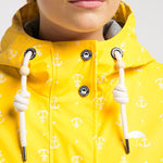 B-WARE SCHMUDDELWEDDA DAMEN BLOUSON GR.L FARBE GELB AOP