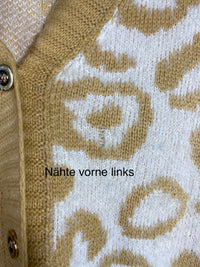 B-WARE FAINA DAMEN STRICKJACKE Gr. M/L Farbe Wollweiss Hellkamel