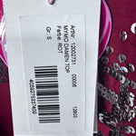 B-WARE MYMO DAMEN TOP GR.S FARBE ROT