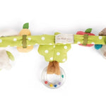 Nici 48512 Kinderwagenkette Hase und Eule 40cm mit 5 Figuren | My First NICI