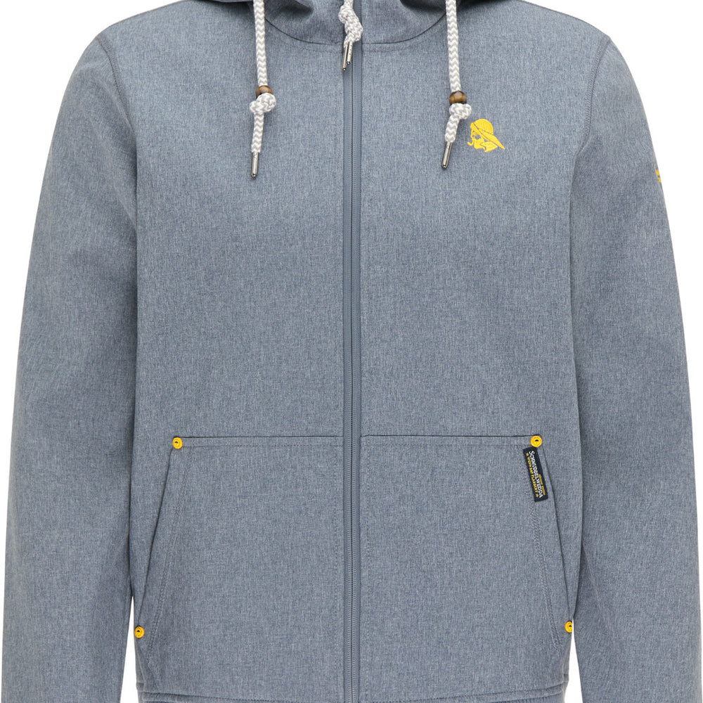 B-WARE Schmuddelwedda Herren Softshellblouson Gr. S Farbe Dunkelmarine Melange