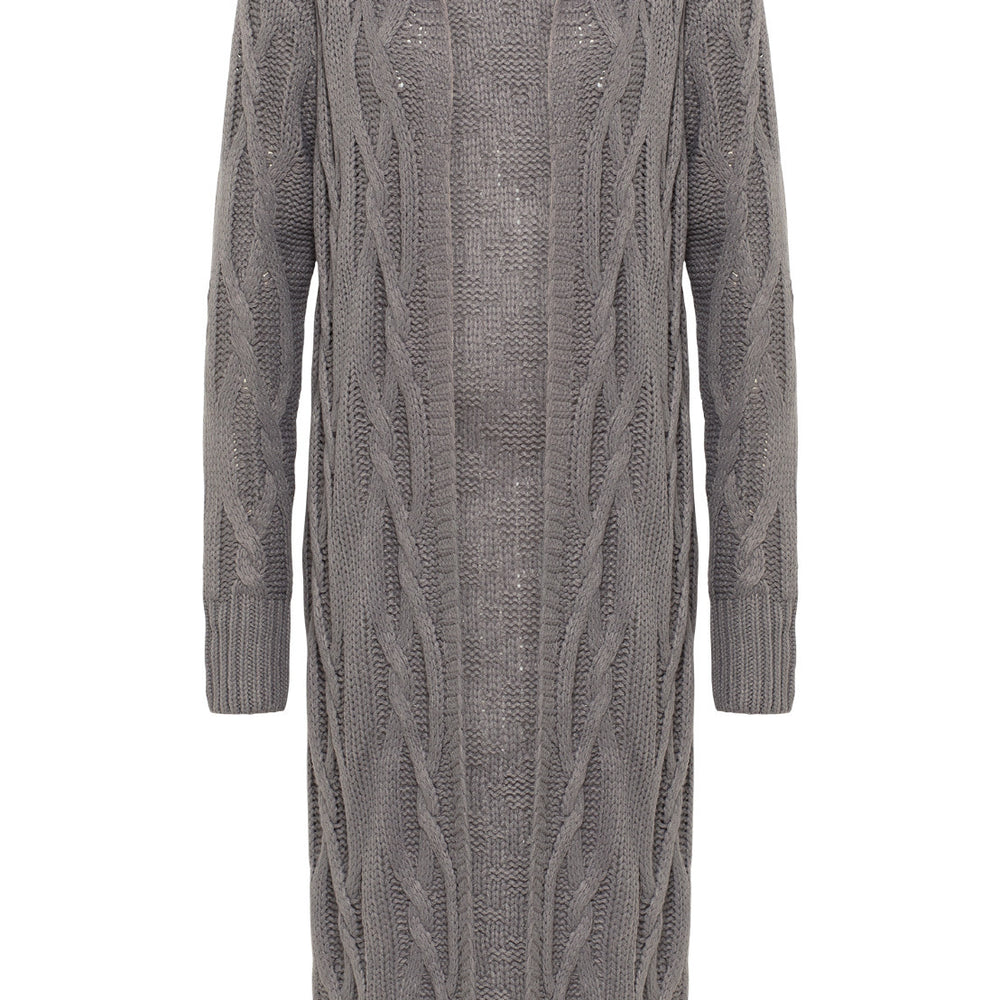 B-WARE MYMO ROCKS DAMEN STRICKJACKE Gr.M/L Farbe Grau