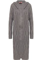 B-WARE MYMO ROCKS DAMEN STRICKJACKE Gr.M/L Farbe Grau