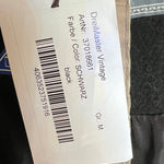 B-WARE DREIMASTER VINTAGE DAMEN ÜBERGANGSMANTEL Gr. M Farbe Schwarz