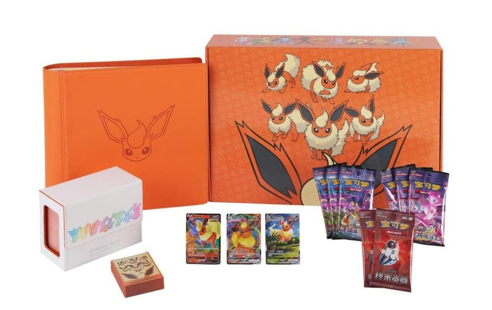 Pokemon Flareon VMAX Gift Set - Box Set - Chinesisch