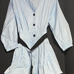 B-WARE MYMO DAMEN OVERALL Gr. XS Farbe Hellblau