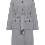 B-WARE DreiMaster Vintage Damen Übergangsmantel Gr. S farbe Grau Melange