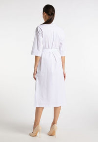 B-WARE DREIMASTER KLASSIK DAMEN KLEID GR.M FARBE WEISS