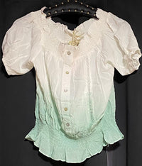 B-WARE MYMO DAMEN TOP Gr. XS Farbe Weiss Wasser
