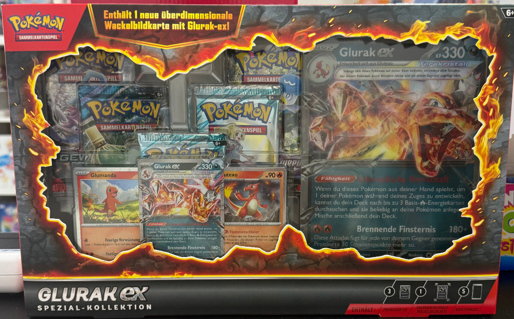 Pokémon Glurak ex Spezial-Kollektion Box - DEUTSCH