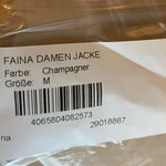 B-WARE FAINA DAMEN JACKE Gr. M Farbe Champagner