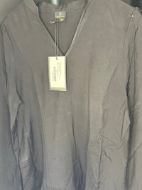 B-WARE DREIMASTER KLASSIK DAMEN LANGARMKLEID GR.L FARBE SCHWARZ