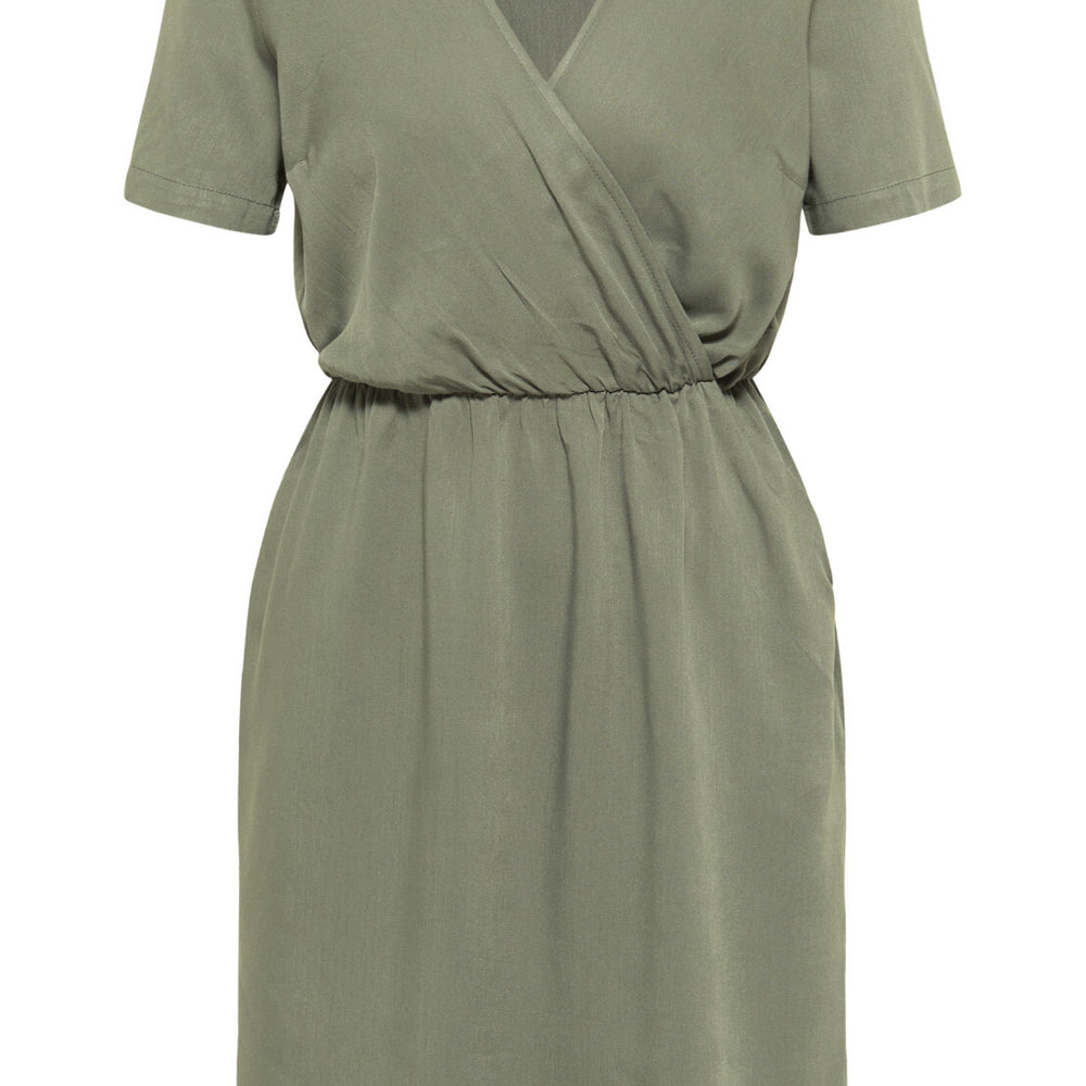 B-WARE DreiMaster Vintage Damen Kleid Gr. S Farbe Oliv