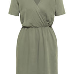 B-WARE DreiMaster Vintage Damen Kleid Gr. S Farbe Oliv