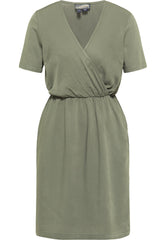 B-WARE DreiMaster Vintage Damen Kleid Gr. S Farbe Oliv