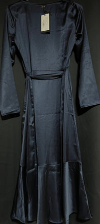 B-WARE DreiMaster Klassik Damen Blusenkleid Gr. S Farbe Marine