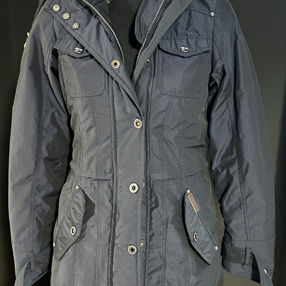 B-WARE SCHMUDDELWEDDA MÄDELS PARKA GR.S FARBE MARINE