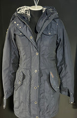 B-WARE SCHMUDDELWEDDA MÄDELS PARKA GR.S FARBE MARINE