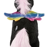 Nici 48410 schwarzes Einhorn Rainbow Yin & Yang 32cm stehend Plüsch Kuscheltier