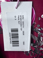 B-WARE MYMO DAMEN TOP GR.S FARBE ROT