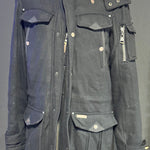 B-WARE DREIMASTER HERREN MANTEL GR.M FARBE SCHWARZ