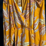 B-WARE IZIA DAMEN LANGARMKLEID GR.M FARBE ORANGE MEHRFARBIG