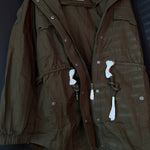 B-WARE DreiMaster Vintage Damen Übergangsjacke Gr. XXL Farbe Moosgrün