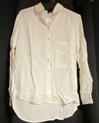 B-WARE DREIMASTER KLASSIK DAMEN BLUSE Gr.M Farbe Wollweiss