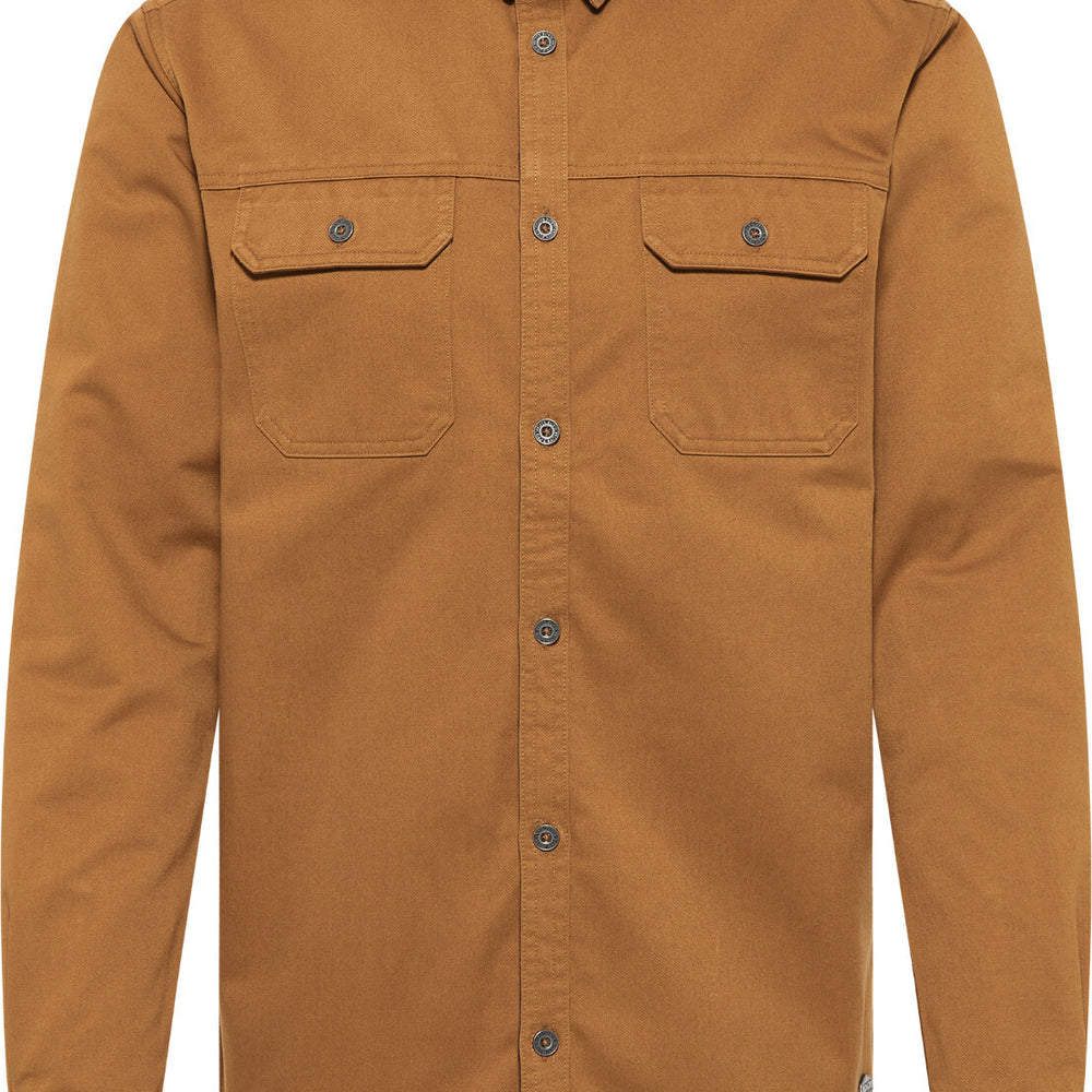 B-WARE DREIMASTER VINTAGE HERREN HEMD Gr. M Farbe Braun