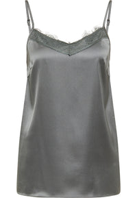 B-WARE DREIMASTER KLASSIK DAMEN TOP Gr.L Farbe Grau Oliv