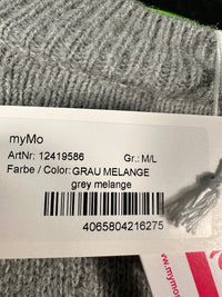 B-WARE MYMO DAMEN STRICKJACKE Gr. M/L Farbe Grau Melange