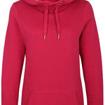 B-WARE MYMO DAMEN HOODIE GR.M FARBE MAGENTA