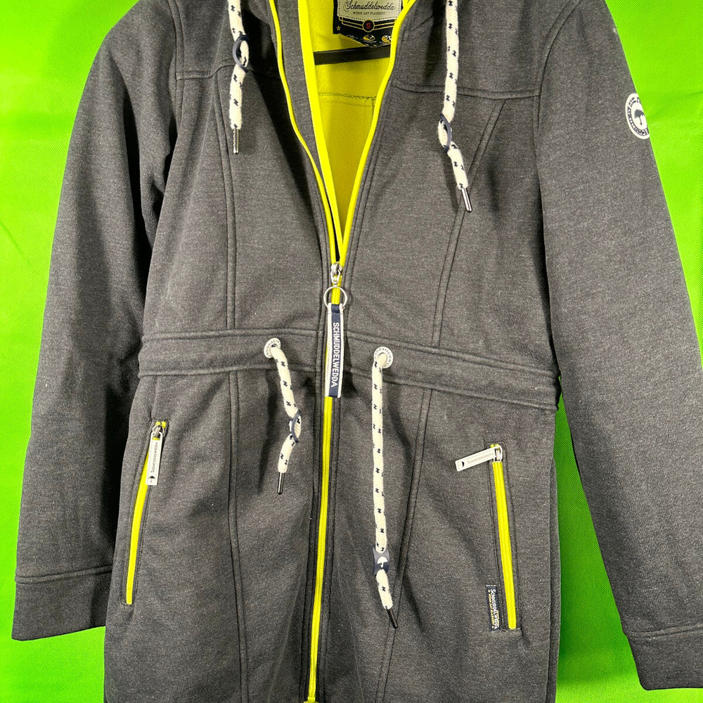 B-WARE SCHMUDDELWEDDA DAMEN KURZMANTEL Gr S Farbe Dunkelgrau Melange