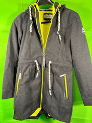 B-WARE SCHMUDDELWEDDA DAMEN KURZMANTEL Gr S Farbe Dunkelgrau Melange