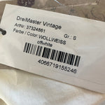 B-WARE DREIMASTER VINTAGE DAMEN LANGARMBLUSE Gr. S Farbe Wollweiss
