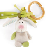 Nici 48512 Kinderwagenkette Hase und Eule 40cm mit 5 Figuren | My First NICI