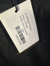 B-WARE DREIMASTER KLASSIK DAMEN LANGARMKLEID GR.L FARBE SCHWARZ