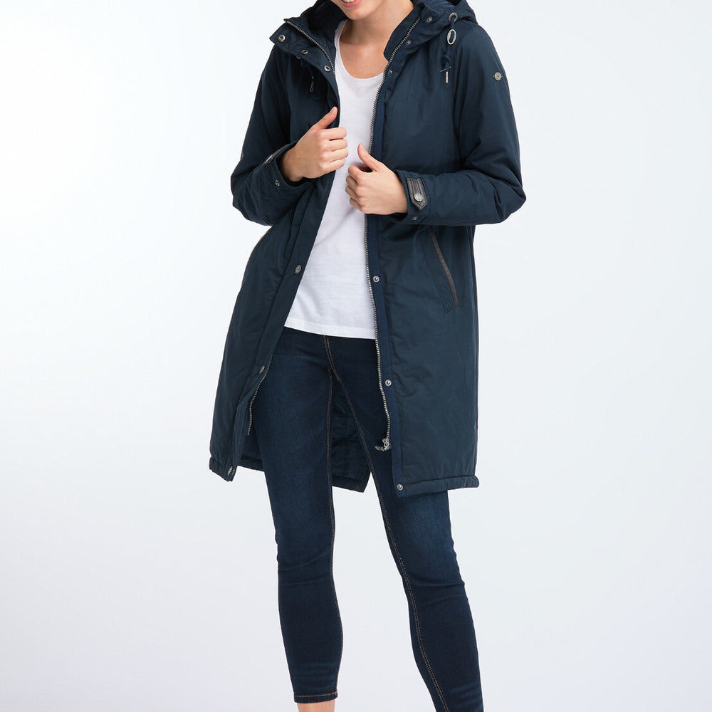 B-WARE DREIMASTER DAMEN PARKA Gr. L Farbe MARINE