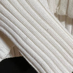 B-WARE DREIMASTER VINTAGE DAMEN STRICKJACKE Gr.XS/S Farbe Wollweiss