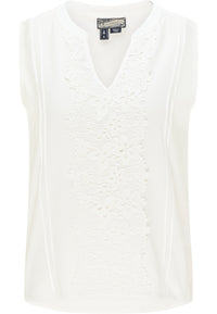 B-WARE DREIMASTER VINTAGE DAMEN TOP Gr. L Farbe Wollweiss