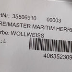 B-WARE DREIMASTER MARITIM HERREN JACKE Gr.L Farbe Wollweiss