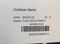B-WARE DREIMASTER MARITIM DAMEN SWEATSHIRT Gr. S Farbe Rauchmint