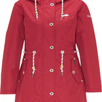 B-WARE SCHMUDDELWEDDA DAMEN PARKA Gr. XS Farbe Rot
